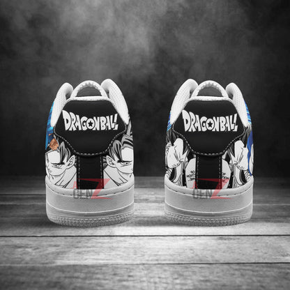 Dragon Ball Goku Vegeta Blue Sneakers Air Sneakers Custom Anime Shoes