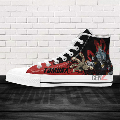 BNHA Shigaraki Tomura High Top Shoes Custom Anime Shoes