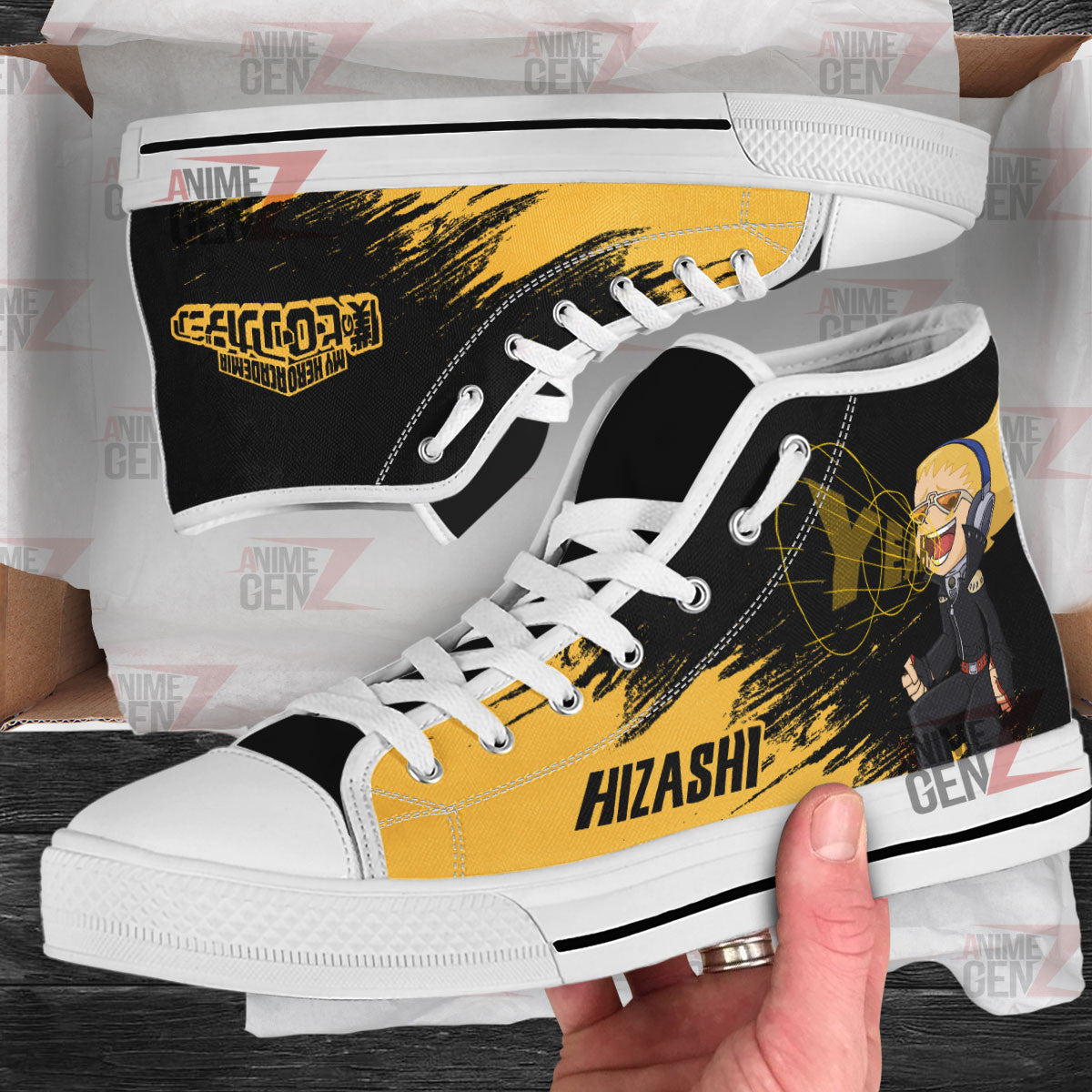 BNHA Yamada Hizashi High Top Shoes Custom Anime Shoes