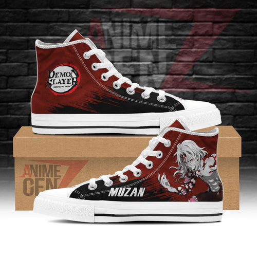 Demon Slayer Muzan High Top Shoes Custom Anime Shoes
