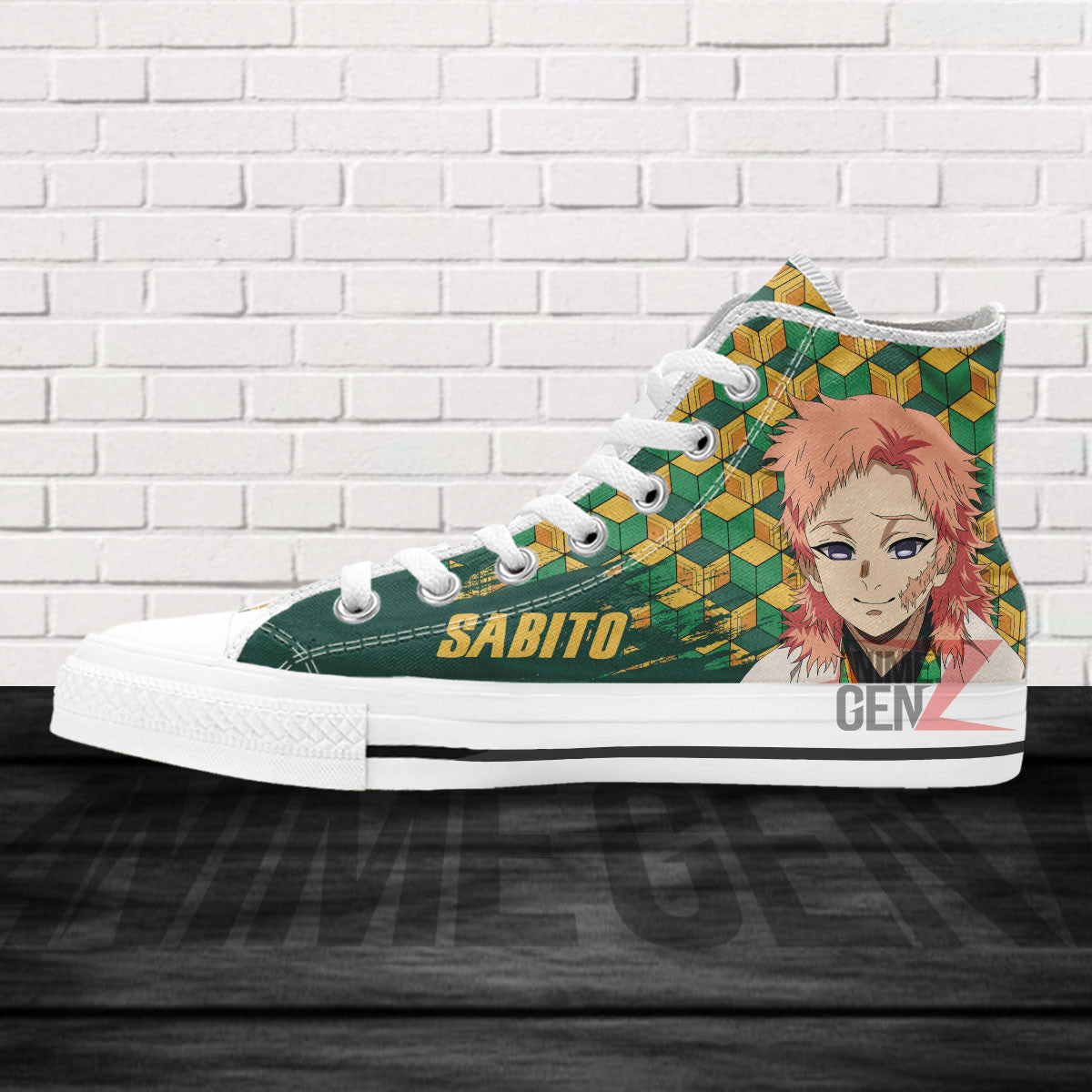 Demon Slayer Sabito High Top Shoes Custom Anime Shoes