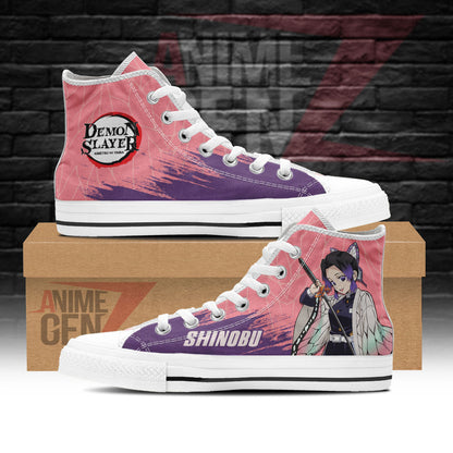 Demon Slayer Shinobu High Top Shoes Custom Anime Shoes