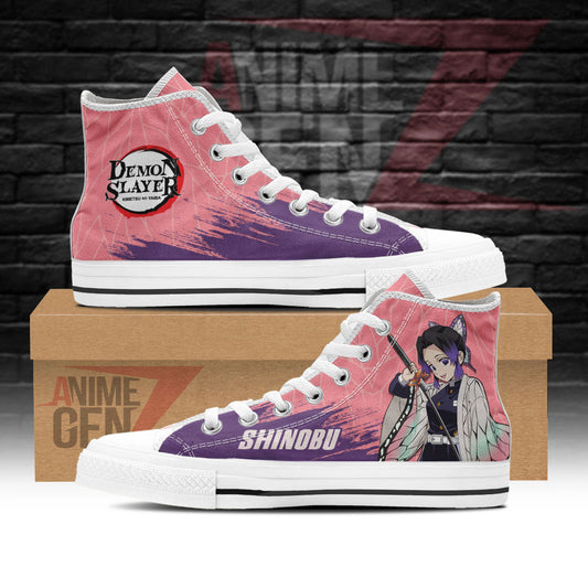 Demon Slayer Shinobu High Top Shoes Custom Anime Shoes