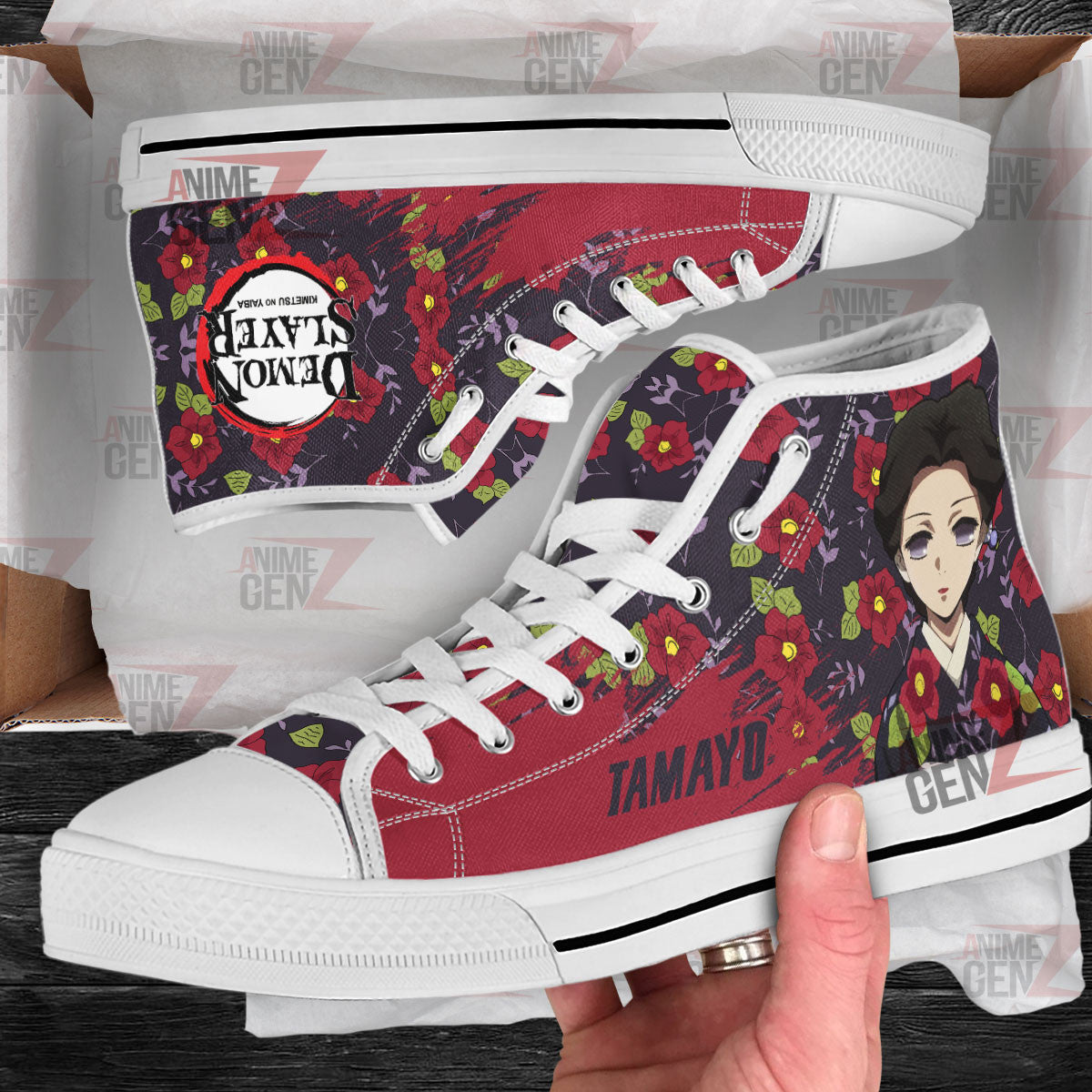 Demon Slayer Tamayo High Top Shoes Custom Anime Shoes
