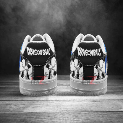 Dragon Ball Vegeta Blue Sneakers Air Sneakers Custom Anime Shoes