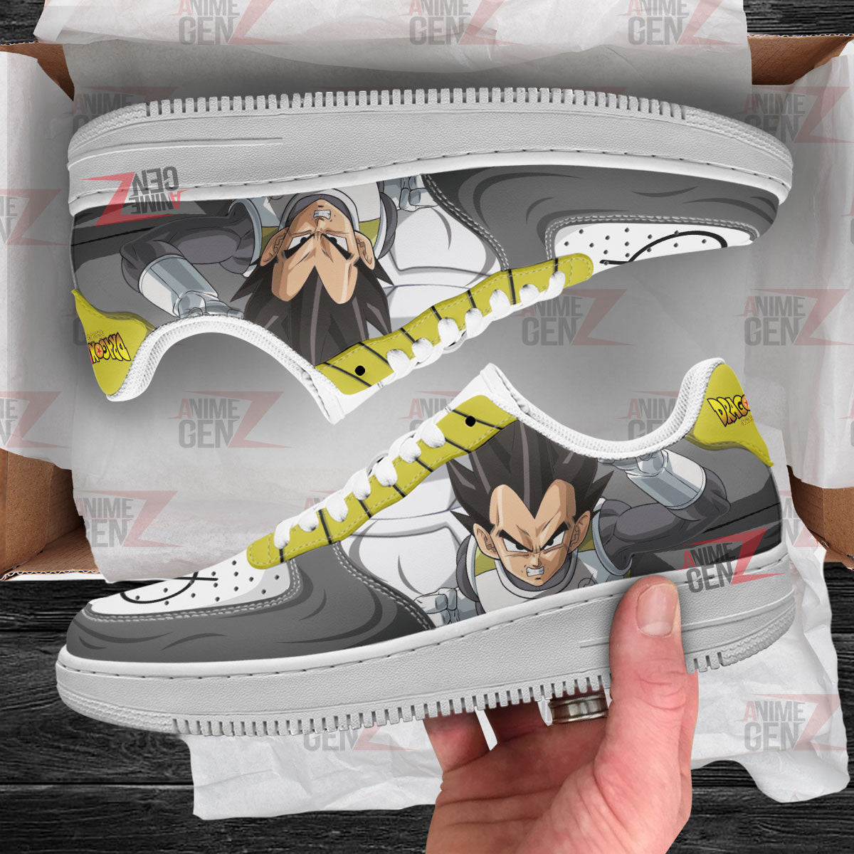 Dragon Ball Vegeta Fukkatsu Air Sneakers Custom Anime Shoes