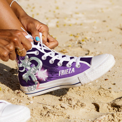 Dragon Ball Frieza High Top Shoes Custom Anime Sneakers