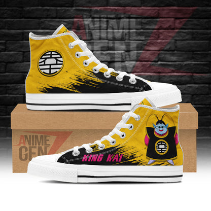 Dragon Ball King Kai High Top Shoes Vegeta Super Saiyan Custom Anime Sneakers