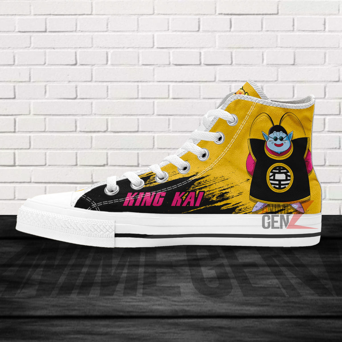 Dragon Ball King Kai High Top Shoes Vegeta Super Saiyan Custom Anime Sneakers