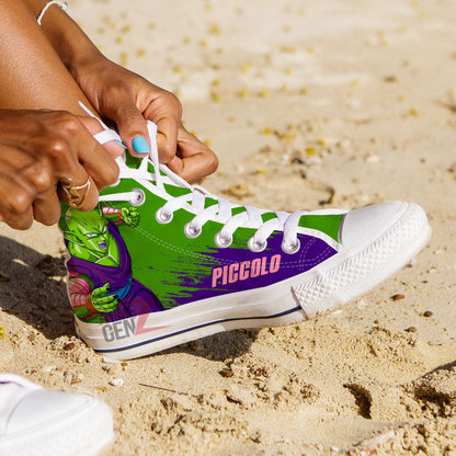 Dragon Ball Piccolo High Top Shoes Vegeta Super Saiyan Custom Anime Sneakers