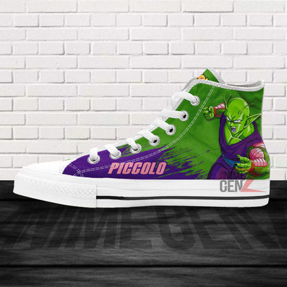 Dragon Ball Piccolo High Top Shoes Vegeta Super Saiyan Custom Anime Sneakers