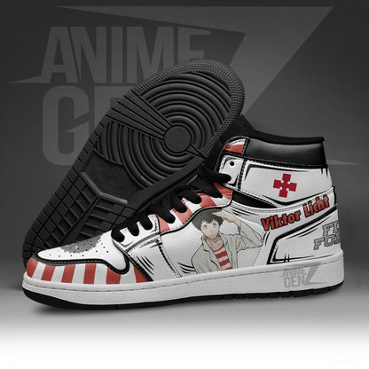 JD Sneakers Fire Force Viktor Licht Custom Anime Shoes