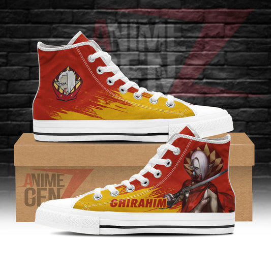 Legend Of Zelda Ghirahim High Top Shoes Custom Anime Shoes