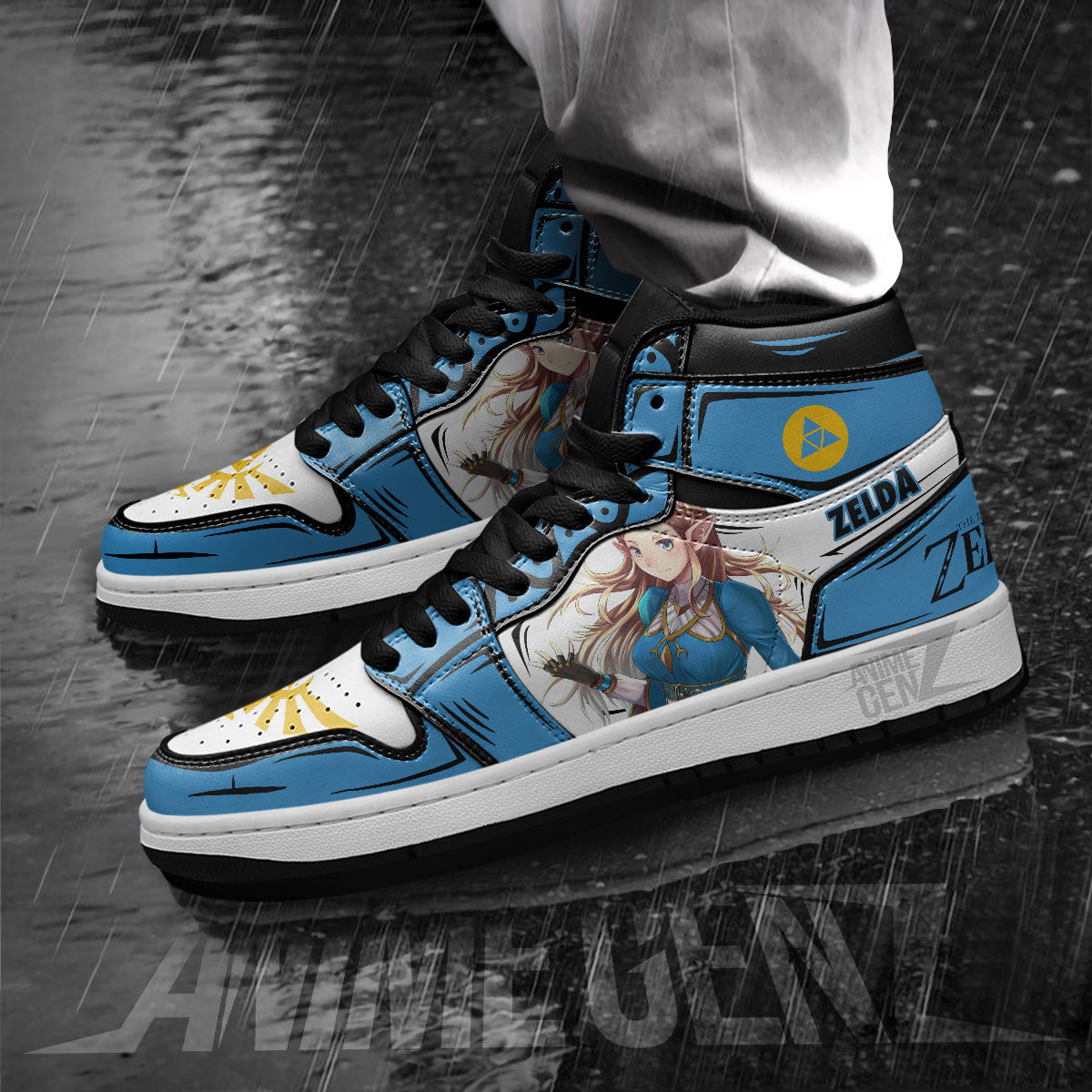 Legend Of Zelda Zelda JD Sneakers Princess Custom Anime Shoes
