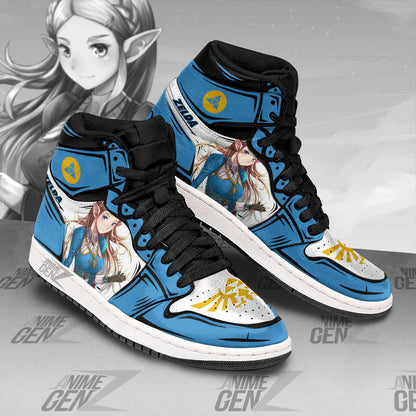 Legend Of Zelda Zelda JD Sneakers Princess Custom Anime Shoes
