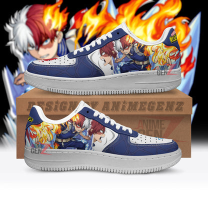 BNHA Asui Tsuyu Air Sneakers Custom Anime Shoes