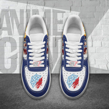 BNHA Asui Tsuyu Air Sneakers Custom Anime Shoes