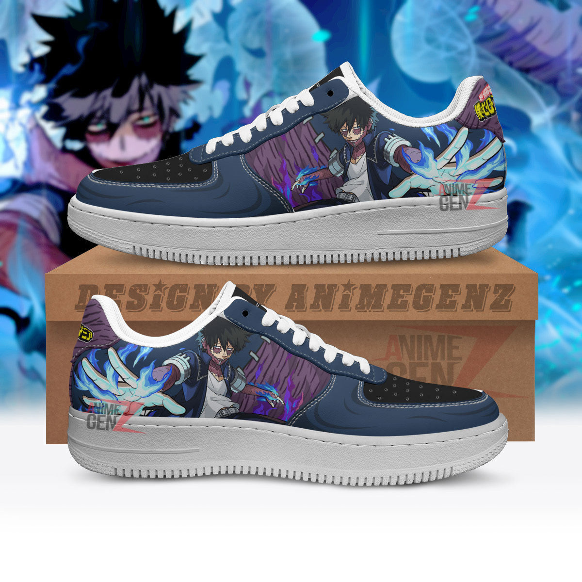 BNHA Dabi Air Sneakers Custom Anime Shoes