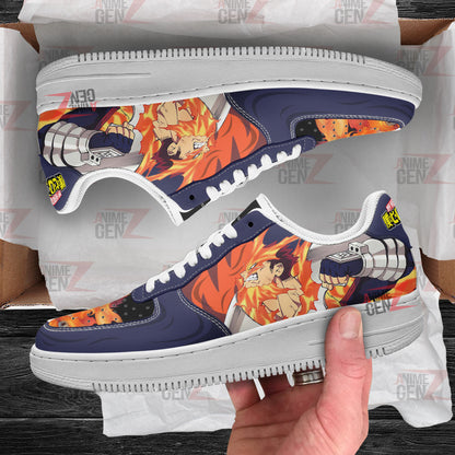 BNHA Enji Todoroki Endeavor Air Sneakers Custom Anime Shoes