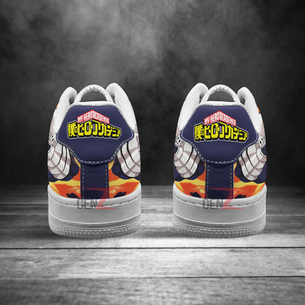 BNHA Enji Todoroki Endeavor Air Sneakers Custom Anime Shoes
