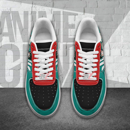 BNHA Midoriya Izuku Deku Air Sneakers Custom Anime Shoes