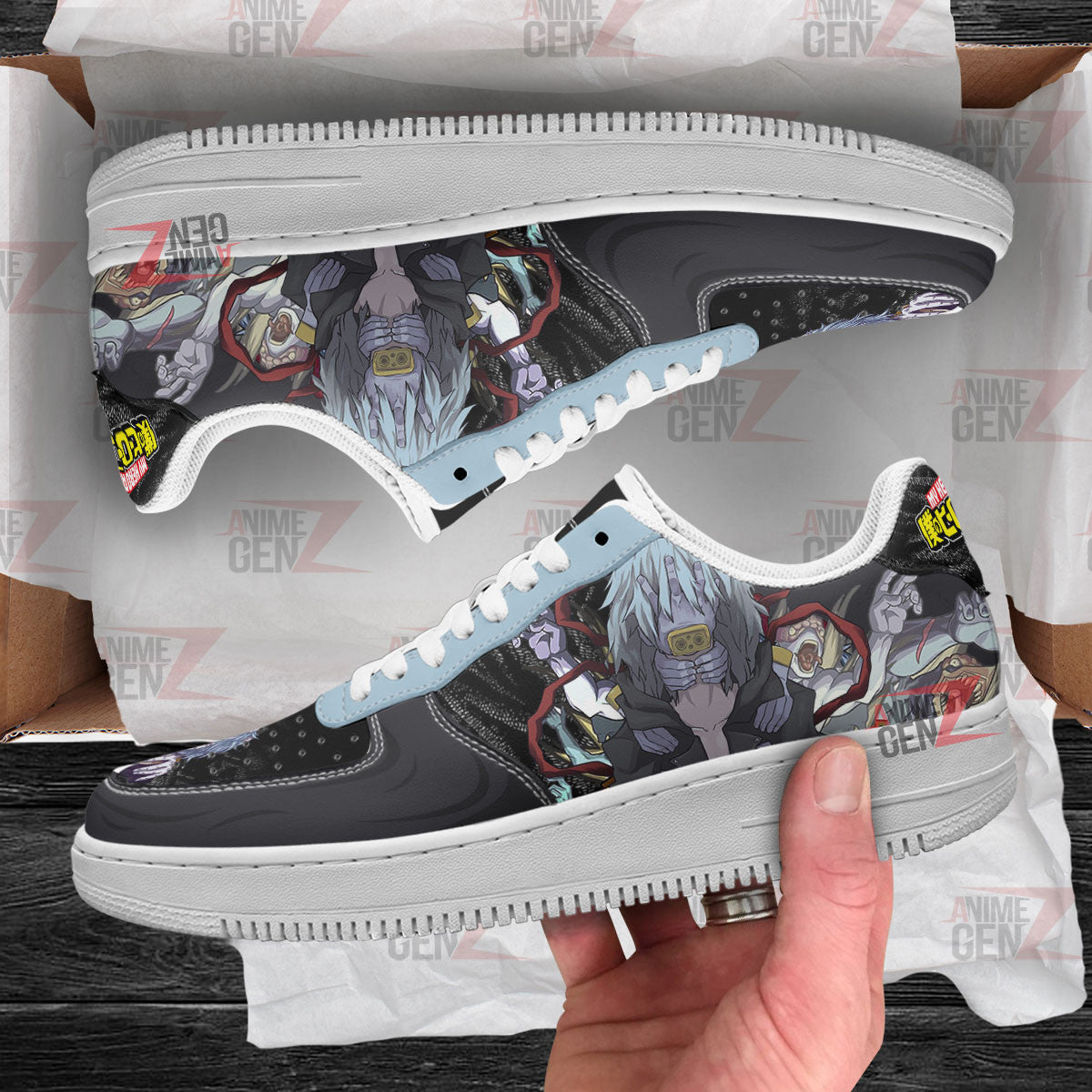 BNHA Shigaraki tomura Air Sneakers Custom Anime Shoes