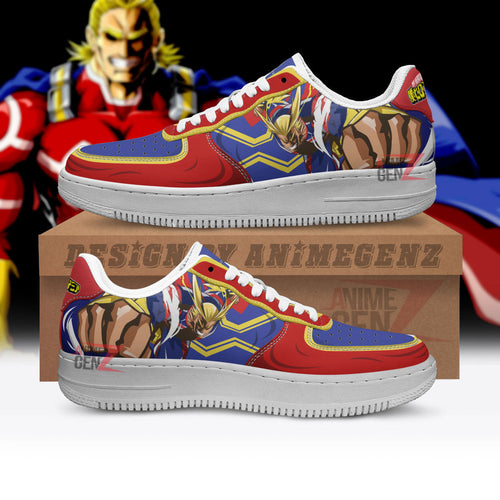 BNHA Toshinori Yagi - All Might Air Sneakers Custom Anime Shoes