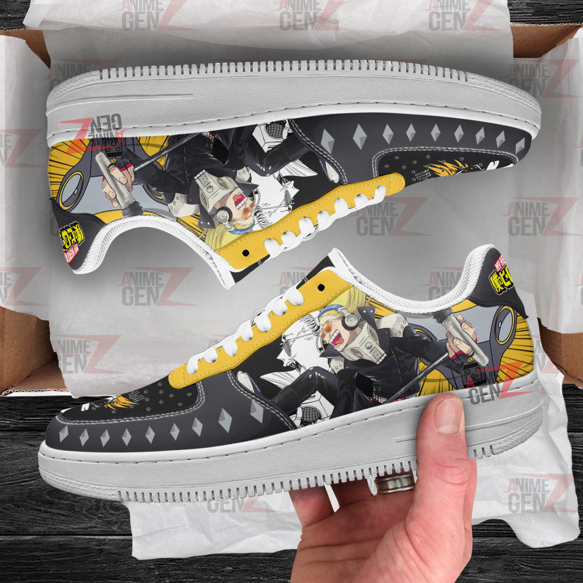 BNHA Yamada Hizashi Present Mic Air Sneakers Custom Anime Shoes