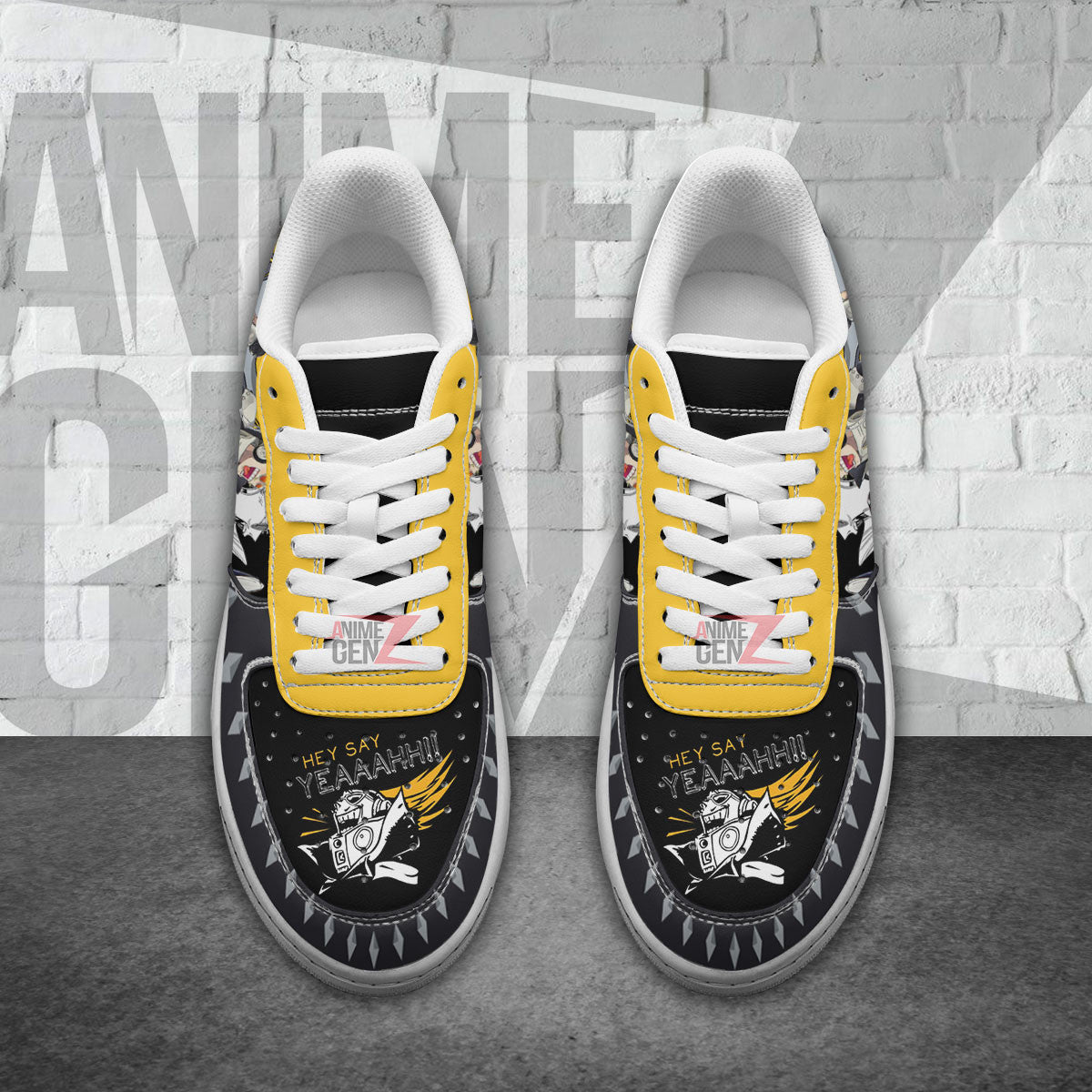 BNHA Yamada Hizashi Present Mic Air Sneakers Custom Anime Shoes