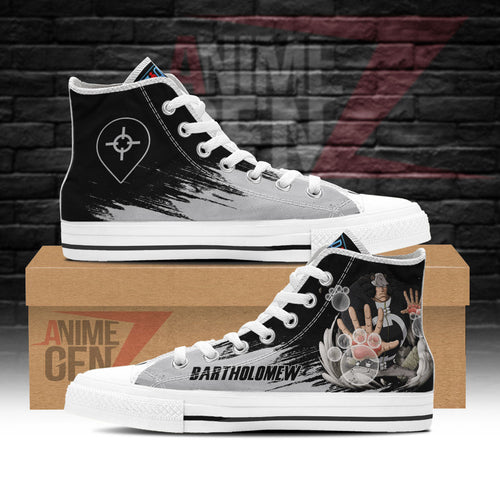 One Piece Bartholomew Kuma High Top Shoes Custom Anime Sneakers