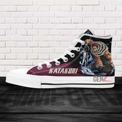 One Piece Charlotte Katakuri High Top Shoes Custom Anime Sneakers