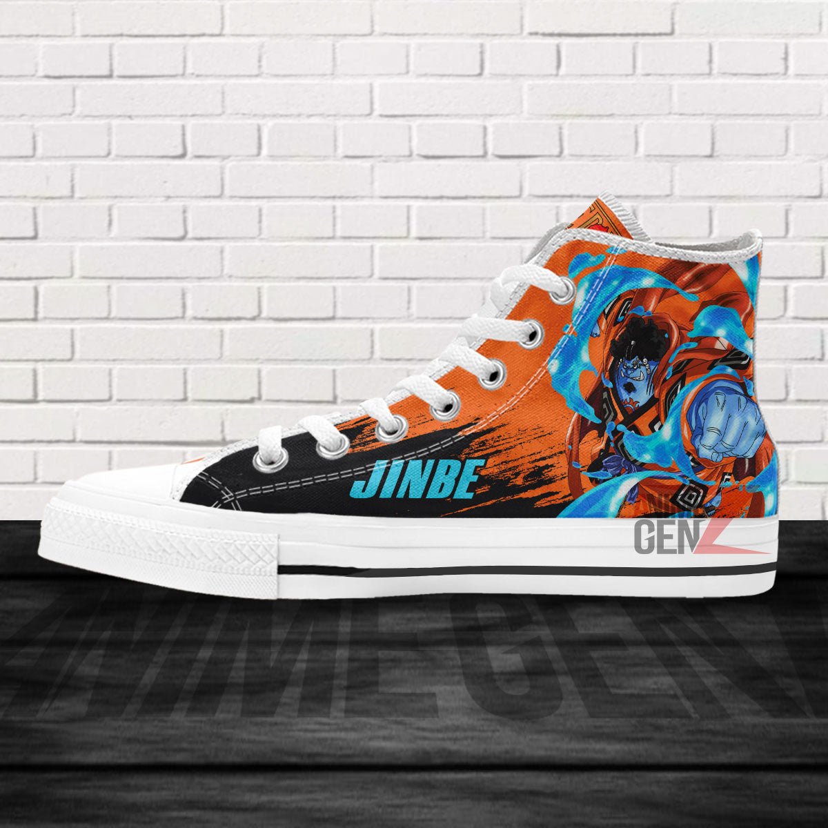 One Piece Jinbe High Top Shoes Custom Anime Sneakers