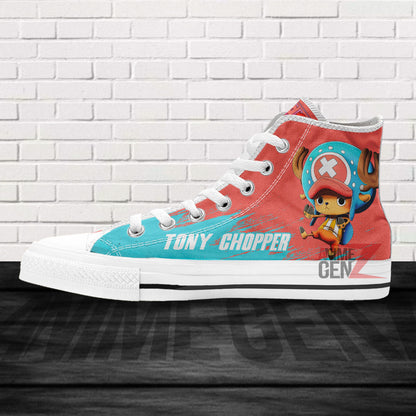 One Piece Tony Tony Chopper High Top Shoes Custom Anime Sneakers