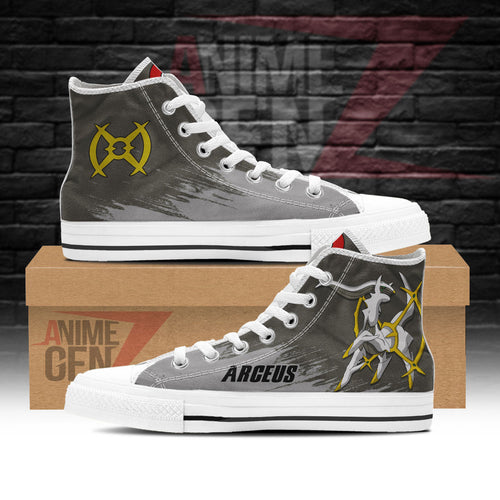 Pokemon Arceus High Top Shoes Custom Anime Sneakers