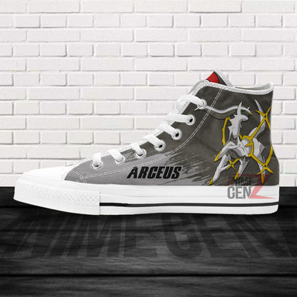 Pokemon Arceus High Top Shoes Custom Anime Sneakers