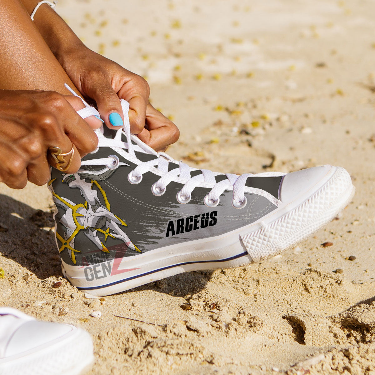 Pokemon Arceus High Top Shoes Custom Anime Sneakers