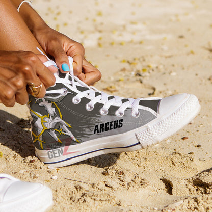 Pokemon Arceus High Top Shoes Custom Anime Sneakers