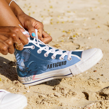 Pokemon Articuno High Top Shoes Custom Anime Sneakers