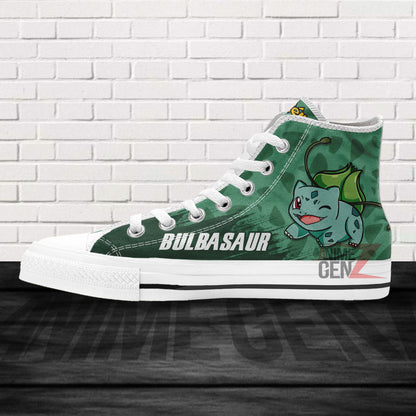 Pokemon Bulbasaur High Top Shoes Custom Anime Sneakers