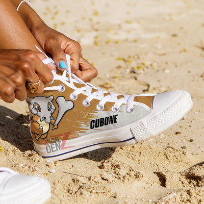 Pokemon Cubone High Top Shoes Custom Anime Sneakers
