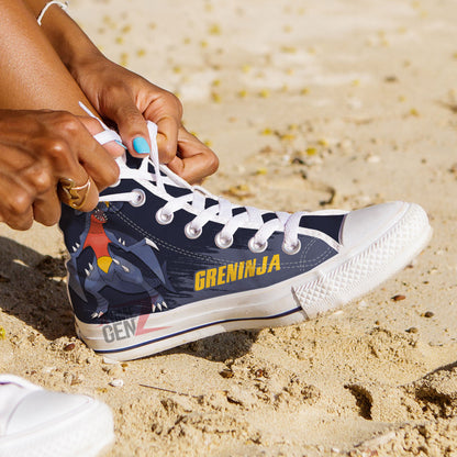 Pokemon Garchomp High Top Shoes Custom Anime Sneakers