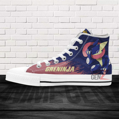 Pokemon Greninja High Top Shoes Custom Anime Sneakers