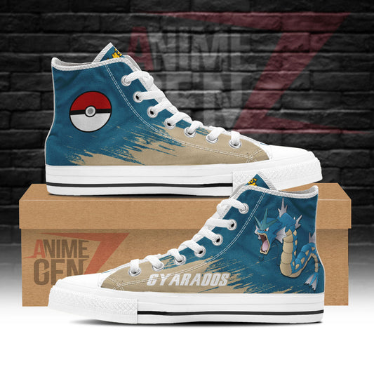 Pokemon Gyarados High Top Shoes Custom Anime Sneakers