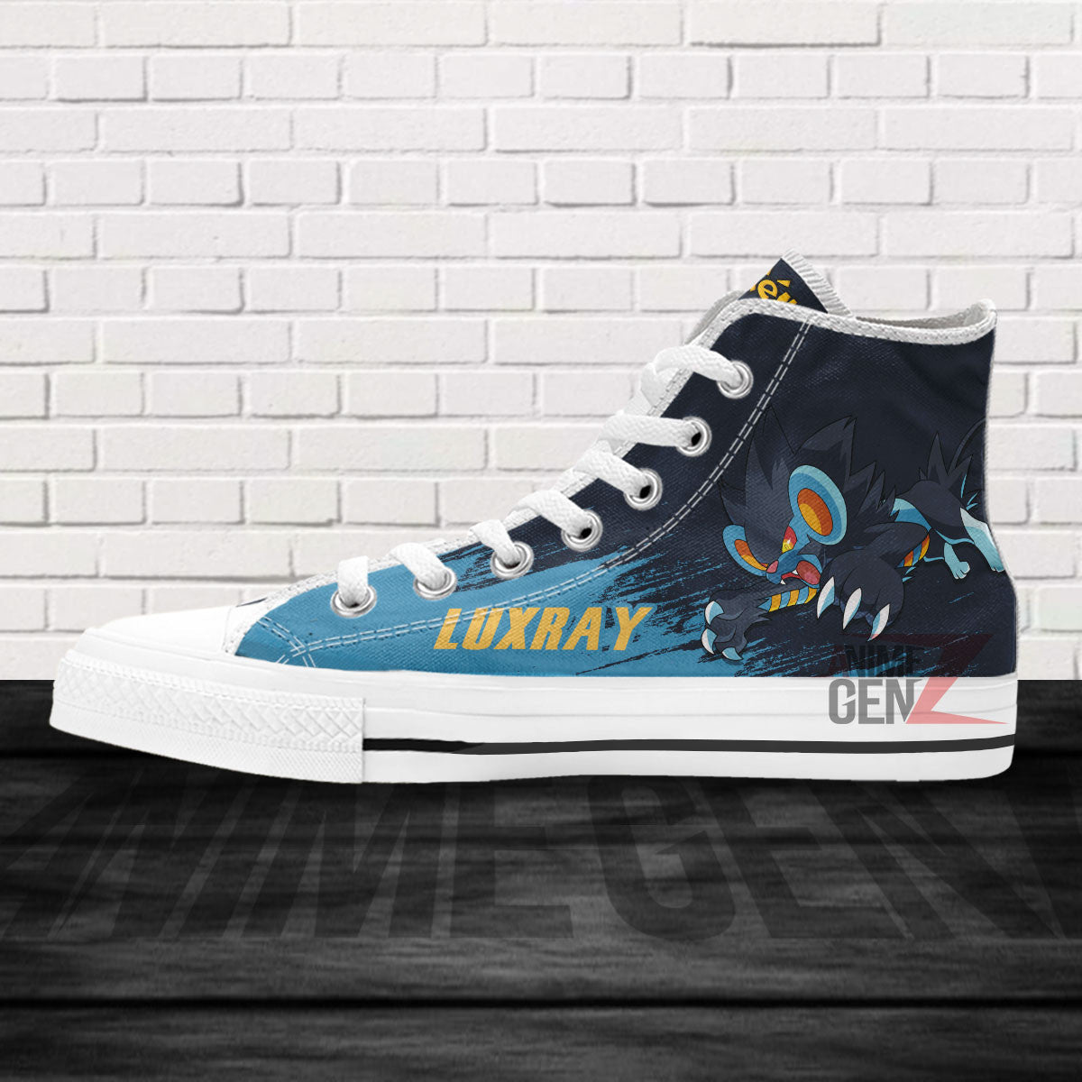 Pokemon Luxray High Top Shoes Custom Anime Sneakers