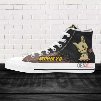 Pokemon Mimikyu High Top Shoes Custom Anime Sneakers
