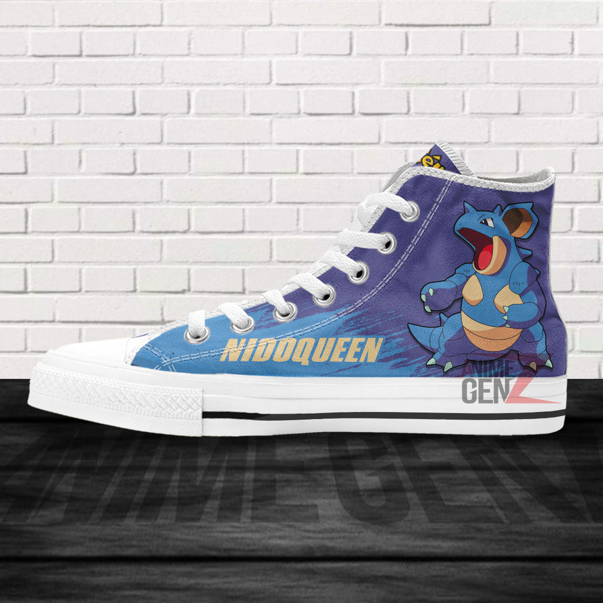 Pokemon Nidoqueen High Top Shoes Custom Anime Sneakers