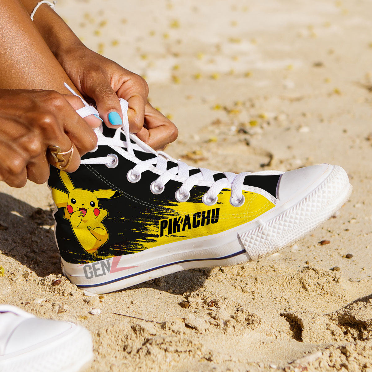 Pokemon Pikachu High Top Shoes Custom Anime Sneakers