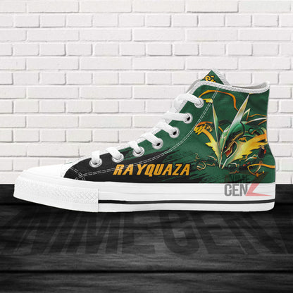 Pokemon Rayquaza High Top Shoes Custom Anime Sneakers