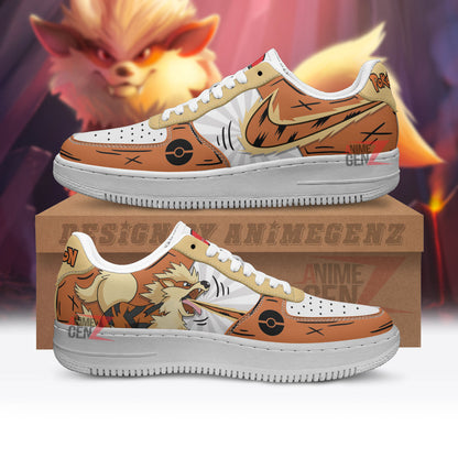 Pokemon Arcanine Air Sneakers Custom Anime Shoes