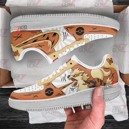 Pokemon Arcanine Air Sneakers Custom Anime Shoes